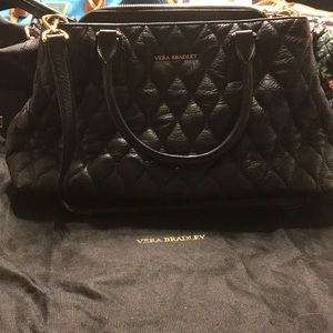 Vera Bradley leather Emma satchel